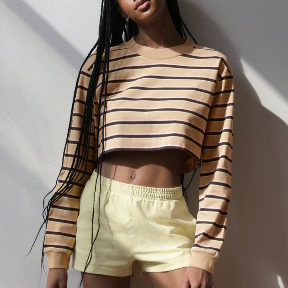 TNA crop long sleeve shirt